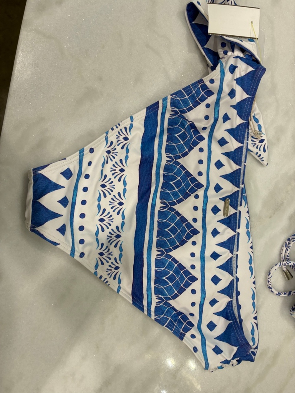 Kenny Flowers Blue & White Printed Bikini Set - Picture 5 of 5